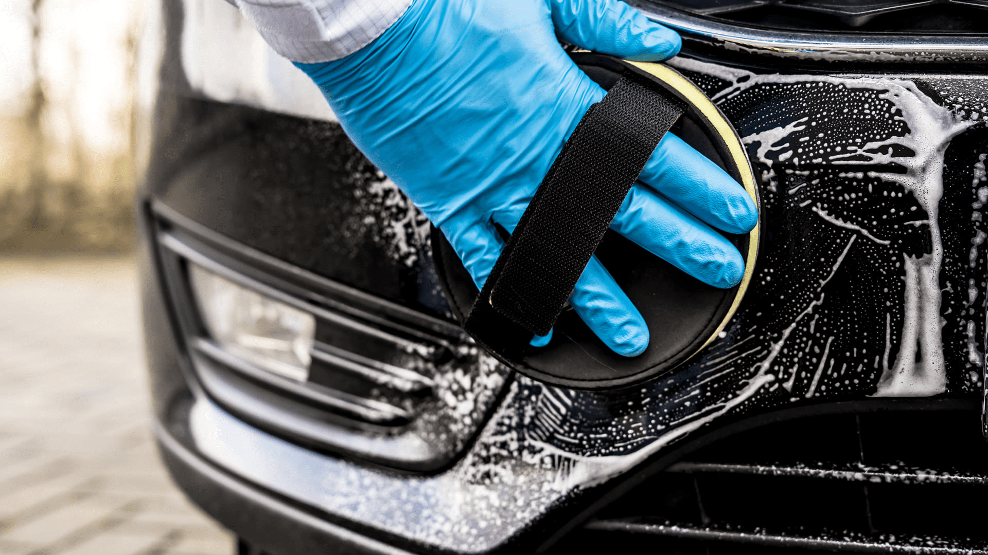 Ręczna gąbka ścierna Finixa 15 cm