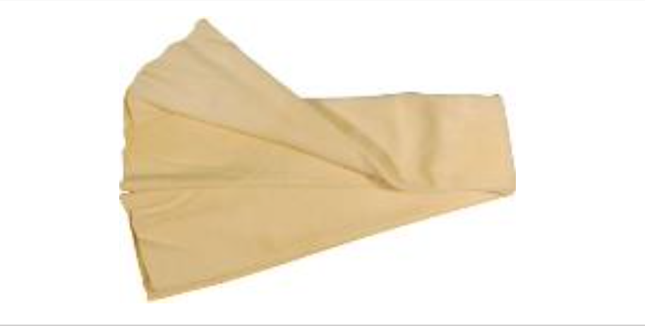 DREHKOPF E-D-LEDERTUCH premium, prawdziwa skóra, kolor naturalny, ok. 35 cm x 43 cm, złożona do rozmiarów ok. 14 cm x 20 cm – ściereczka czyszcząca z mikrofibry, różne kolory