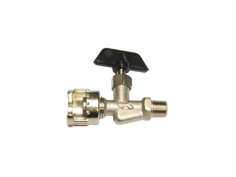 Air valve AG 1/4" for milled nut AG 1/4"