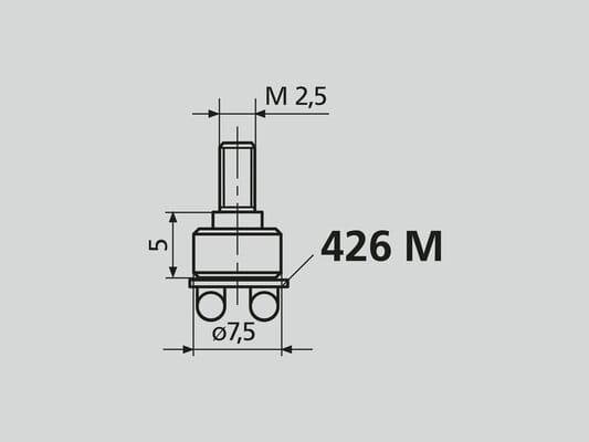 Mahr Planeinsatz MarCator 913 – Aufnahme für Drahtschuhe 426 M