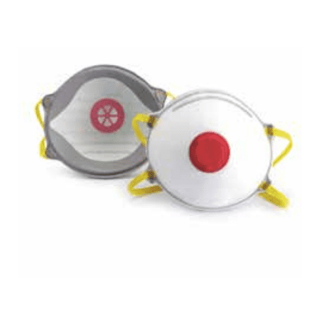 MASQUES ANTI-POUSSIÈRES FINES NORTHSHIELD PROTECT BASIC FFP3 NR, préformés, joint d'étanchéité gris, valve d'expiration rouge