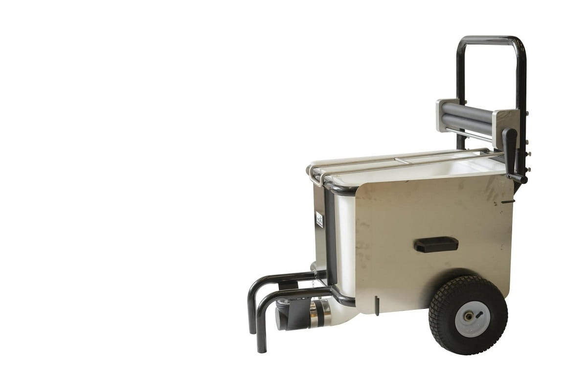 Maspra Großmengenbehälter 60 Liter Für Farbe & Spachtel Inklusive Sackpresse & Deckel - Elektrische Kolbenpumpen