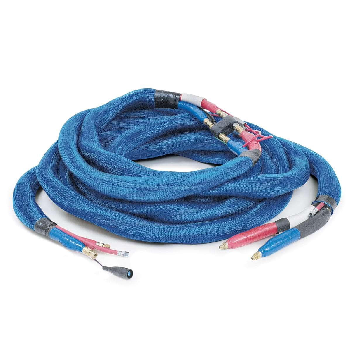 15 m (50') heated two-component hose with 6.3 mm (1/4") and 9.5 mm (3/8") inner diameter