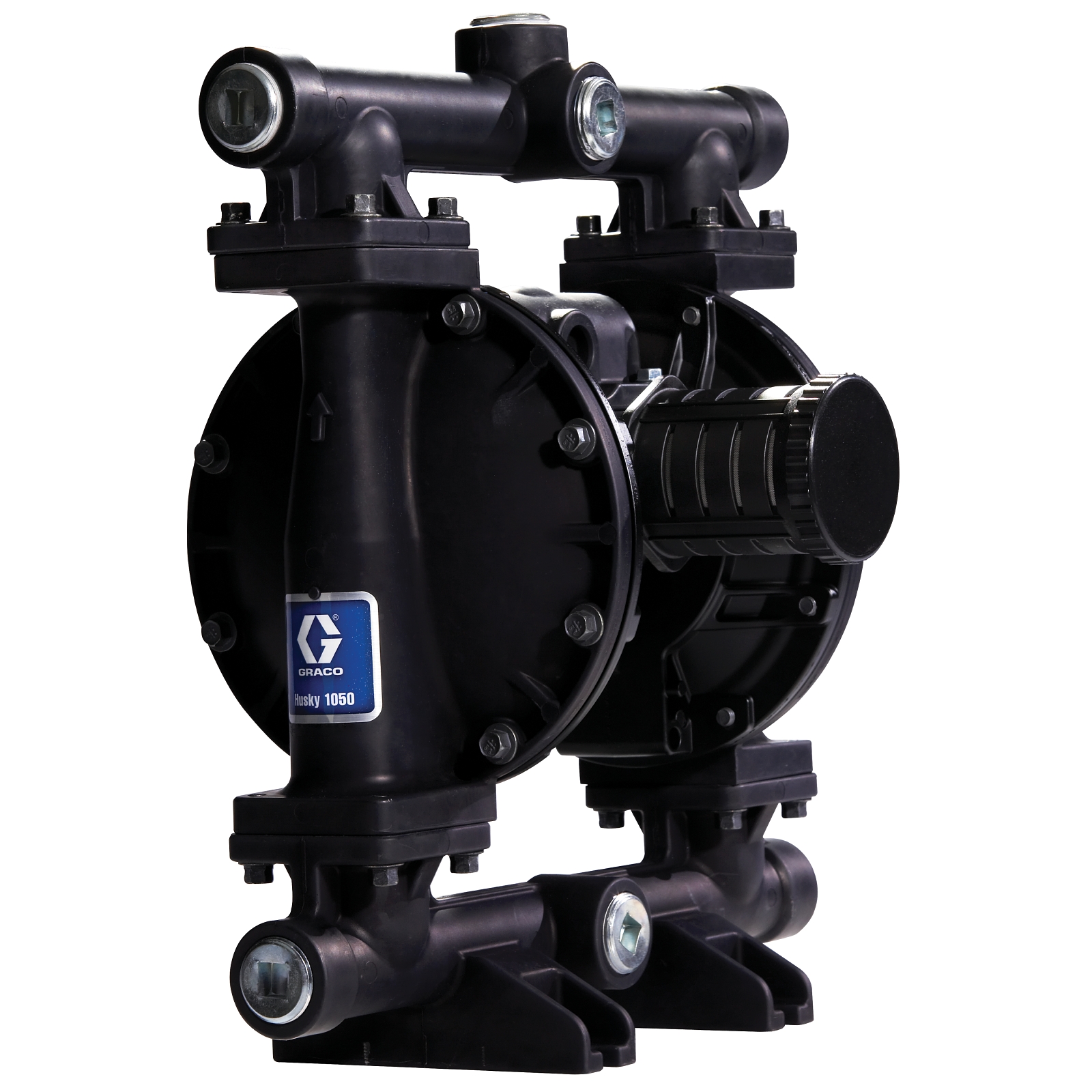 Husky 1050 AL 25,4 mm (1") pompa NPT, standardowa obudowa środkowa AL, gniazda TPE, kulki TPE i membrana TPE