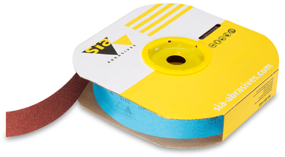 sia Abrasives 2915 siarol – Schleif-Sparrolle – 25 mm x 25 m – Körnung 120