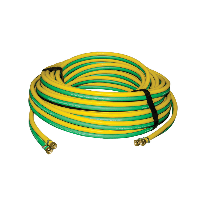 Elcometer Twinline Remote Control Hose 5 m (16.4') Twinline control line, 6 mm (¼") internal diameter, yellow & green, with BSP male/female connections