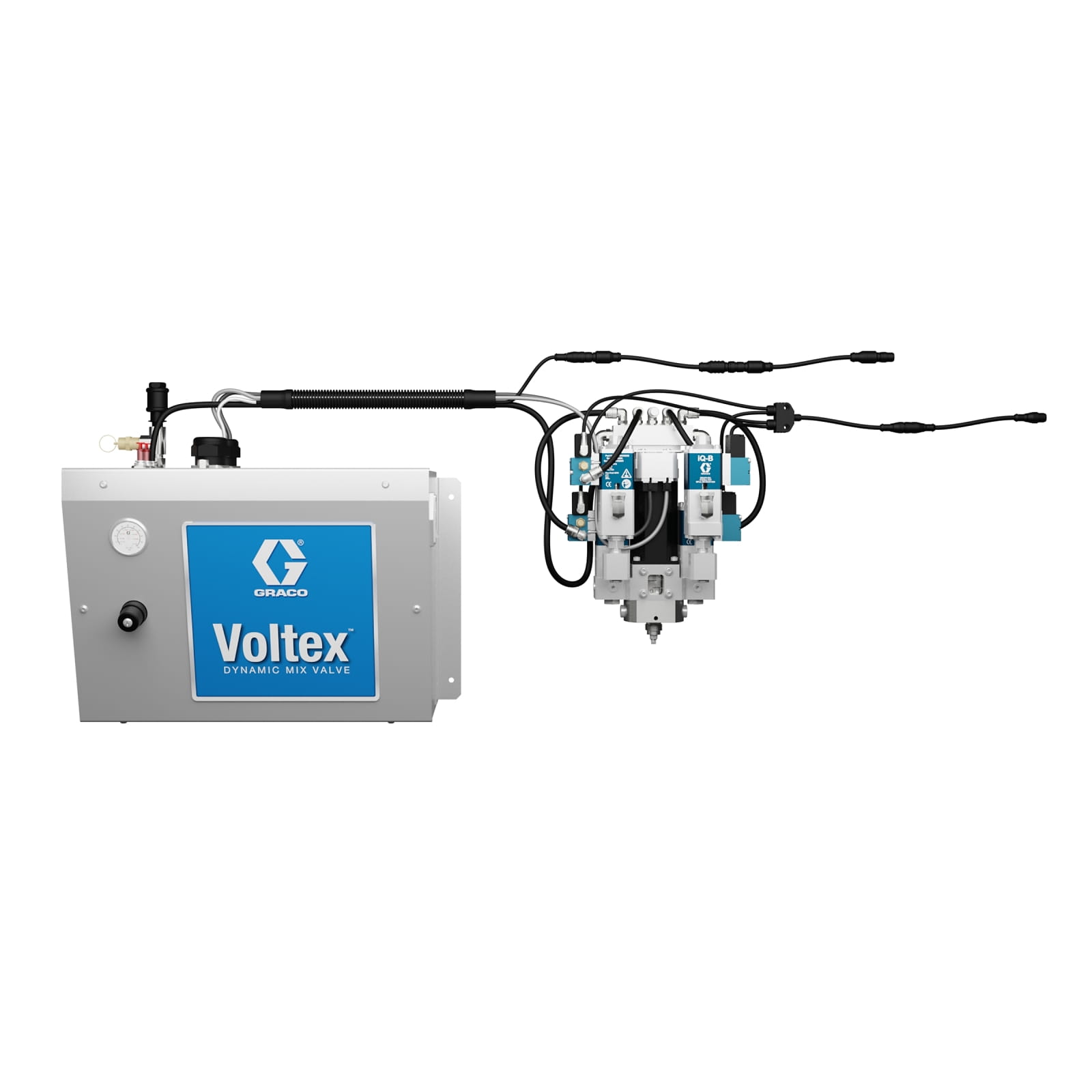 Voltex complete system with circulation valve, control box for wall mounting and cable set for EFR integration