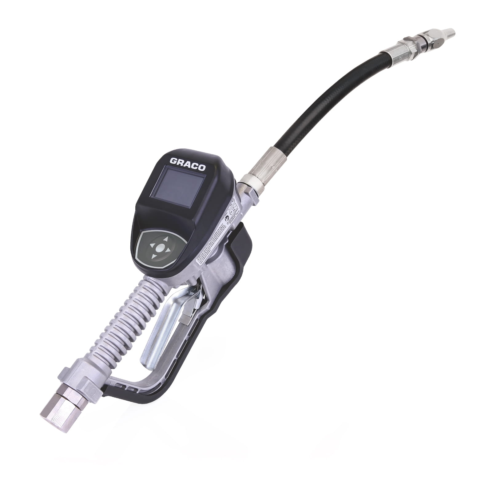 Elektronischer Ölzähler mit Vorwahlmöglichkeit der Serie SDP8 - flexibler Auslauf - 1/2" Einlass