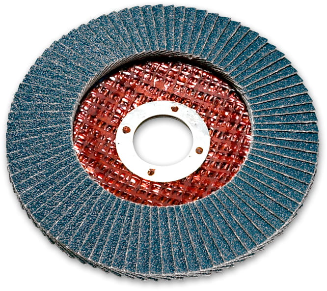 sia Abrasives 2824 siaflap – Fiberglas-Stützteller – Ø 125 mm, Bohrung: 22,23 mm – Typ: T29 (gewinkelt), Eco, 40