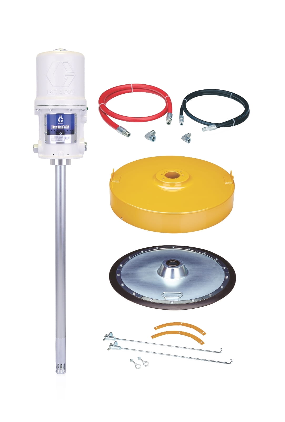 Fire-Ball® 425 Series 50:1 54 kg (120 lb.) grease pump - complete lubrication vehicle unit