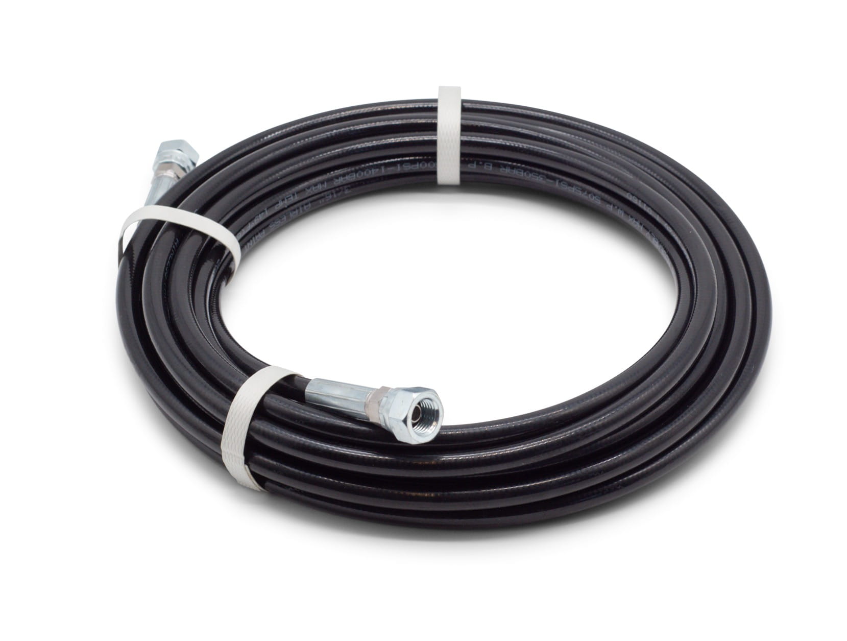 Manguera de alta presión Maspra EASYFLEX con malla de acero, color negro - Longitud: 20 m