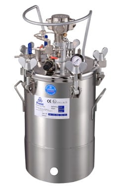 Prona Drucktank aus Edelstahl, 5l, 10l, 40l-ohne Rührwerk  / without agitator - 5 Ltr. Prona Drucktank aus Edelstahl, 5l, 10l, 40l-ohne Rührwerk  / without agitator - 5 Ltr.