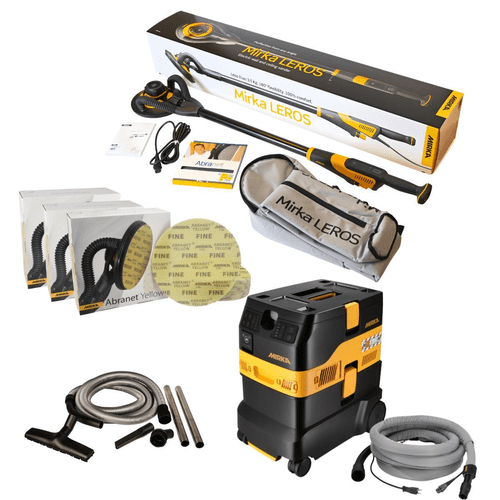 Kit Mirka LEROS comprenant le DEXOS 1230 M AFC et l'Aranet Yellow