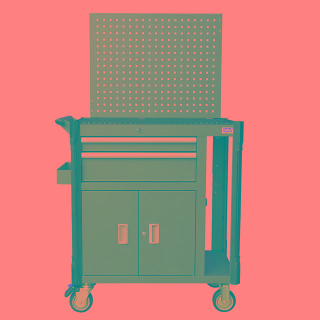 Colad Perforated Back Panel 600 mm Deluxe Display Trolley