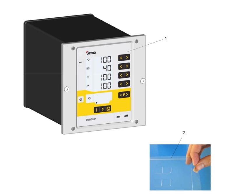 2 | Abdeckung für Steuergerät OptiStar CG07