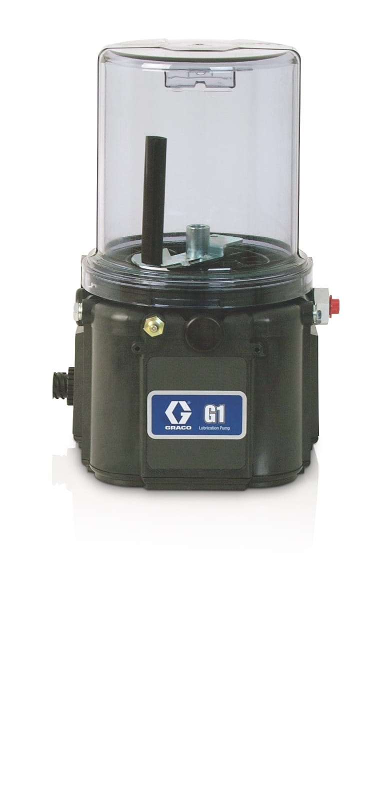 G1™ Standard-Ölschmierpumpe, 90-240 VAC, 8 Liter, DIN, Niedrigfüllstand