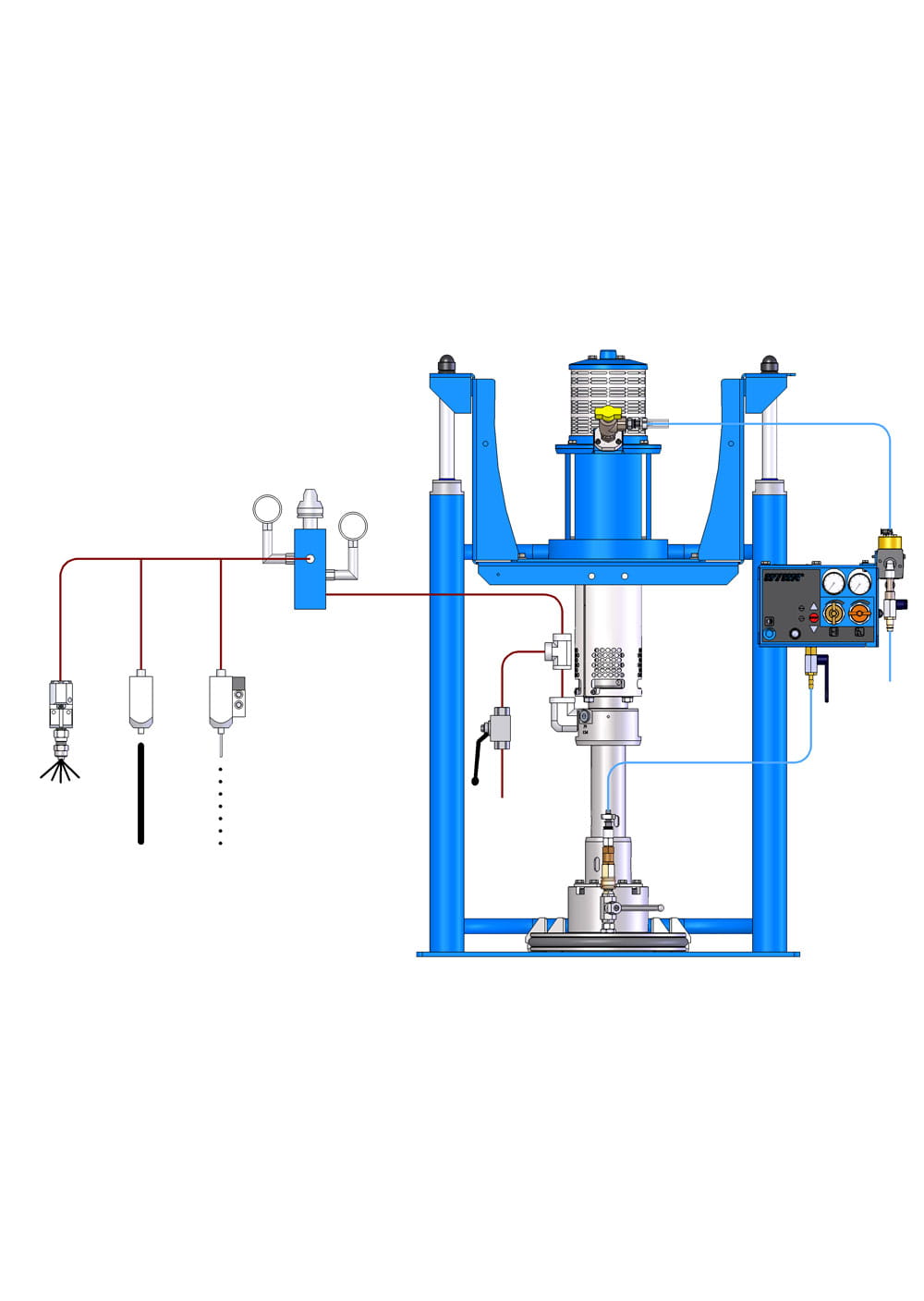 WIWA Systemlösung für 20-Liter-Gebinde Model