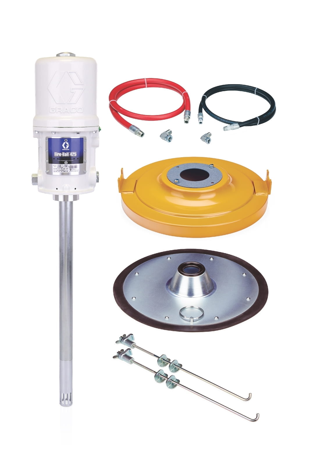 Fire-Ball® 425 Series 50:1 54 kg (120 lb.) grease pump - complete lubrication vehicle unit