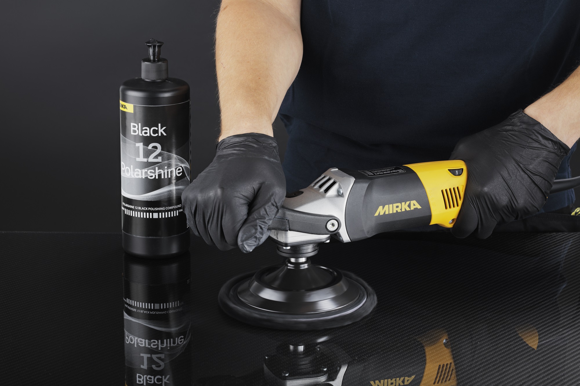 Mirka Polarshine 12 Black polish - 5L/1.32 gal