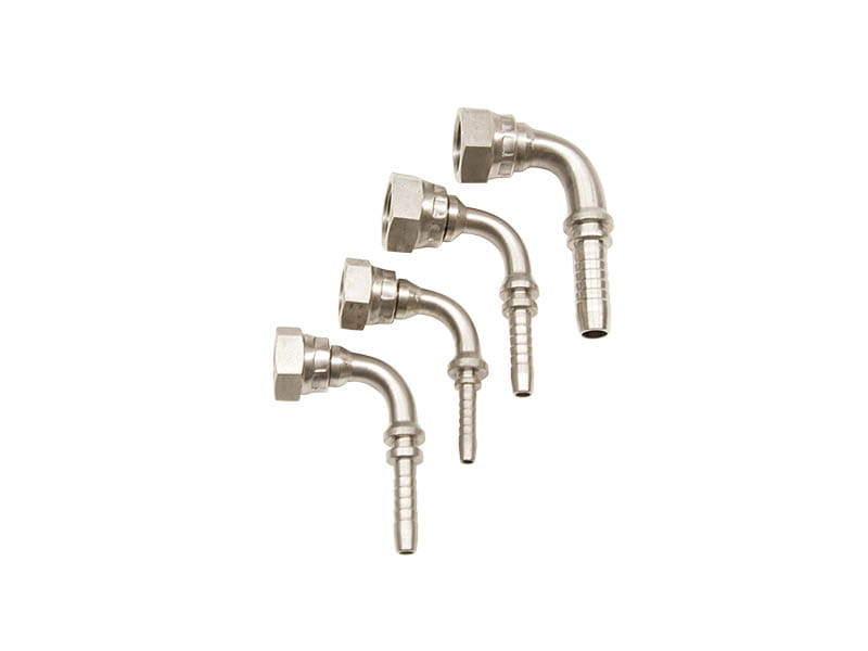 MutterIG1/4"(BSP) Ü-Mutter-Einsatzc 90°für Schlauch 3/16"