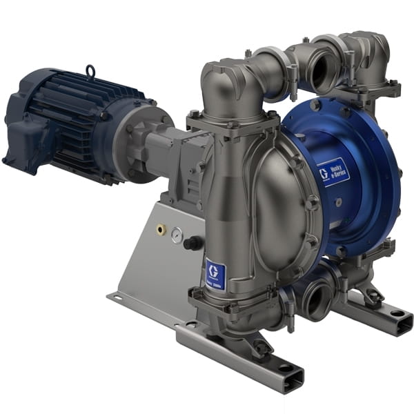 Husky 3300e 3" electric diaphragm pump NIRO; 7.5 hp CID1 motor, no KMPSR, NPT end flange, AL centre section, NIRO seat, PT ball, PT diaphragm