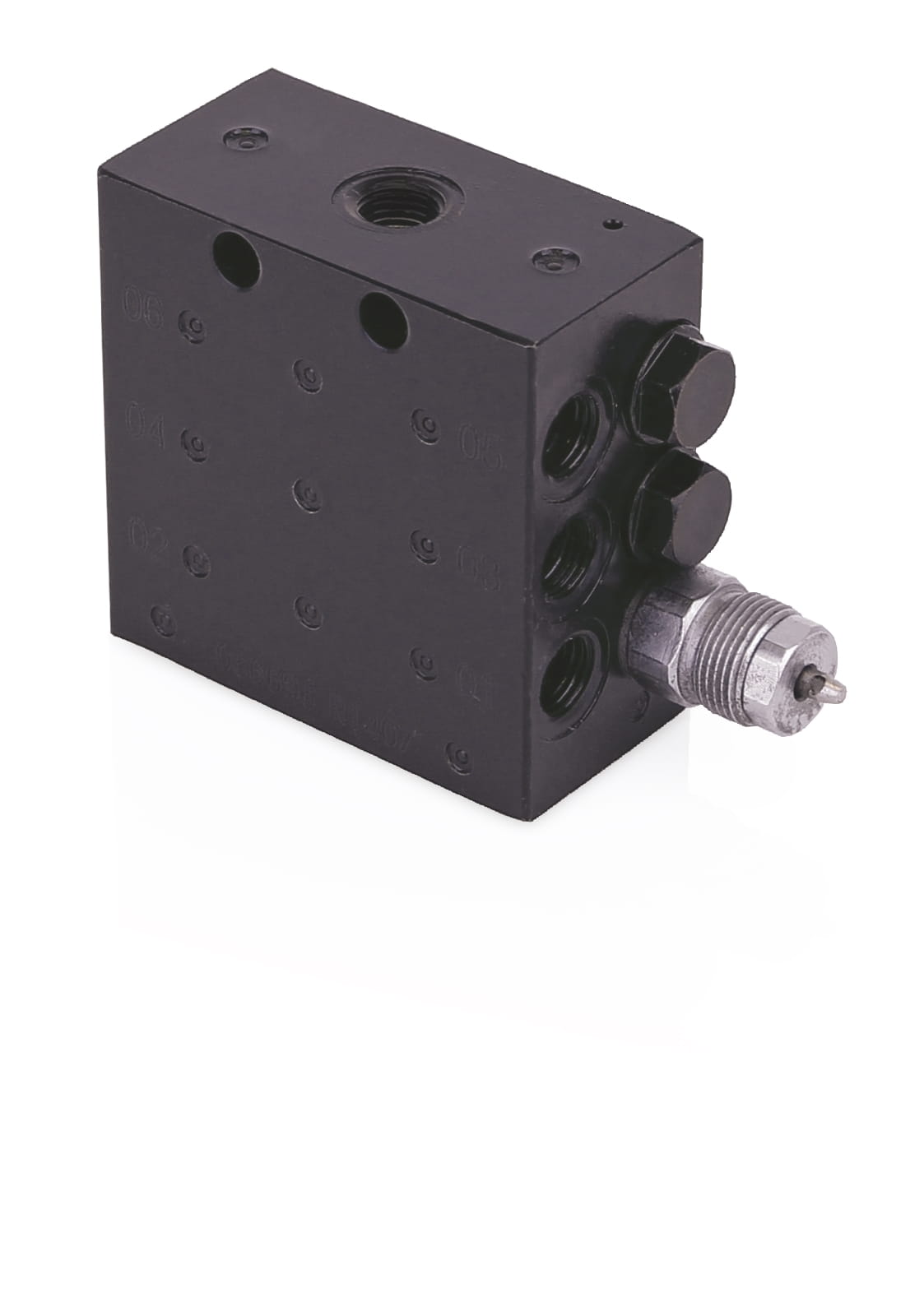 CSP-Einleitungsverteiler, 1/8" BSPP, 8 Auslässe, Anzeige inbegriffen