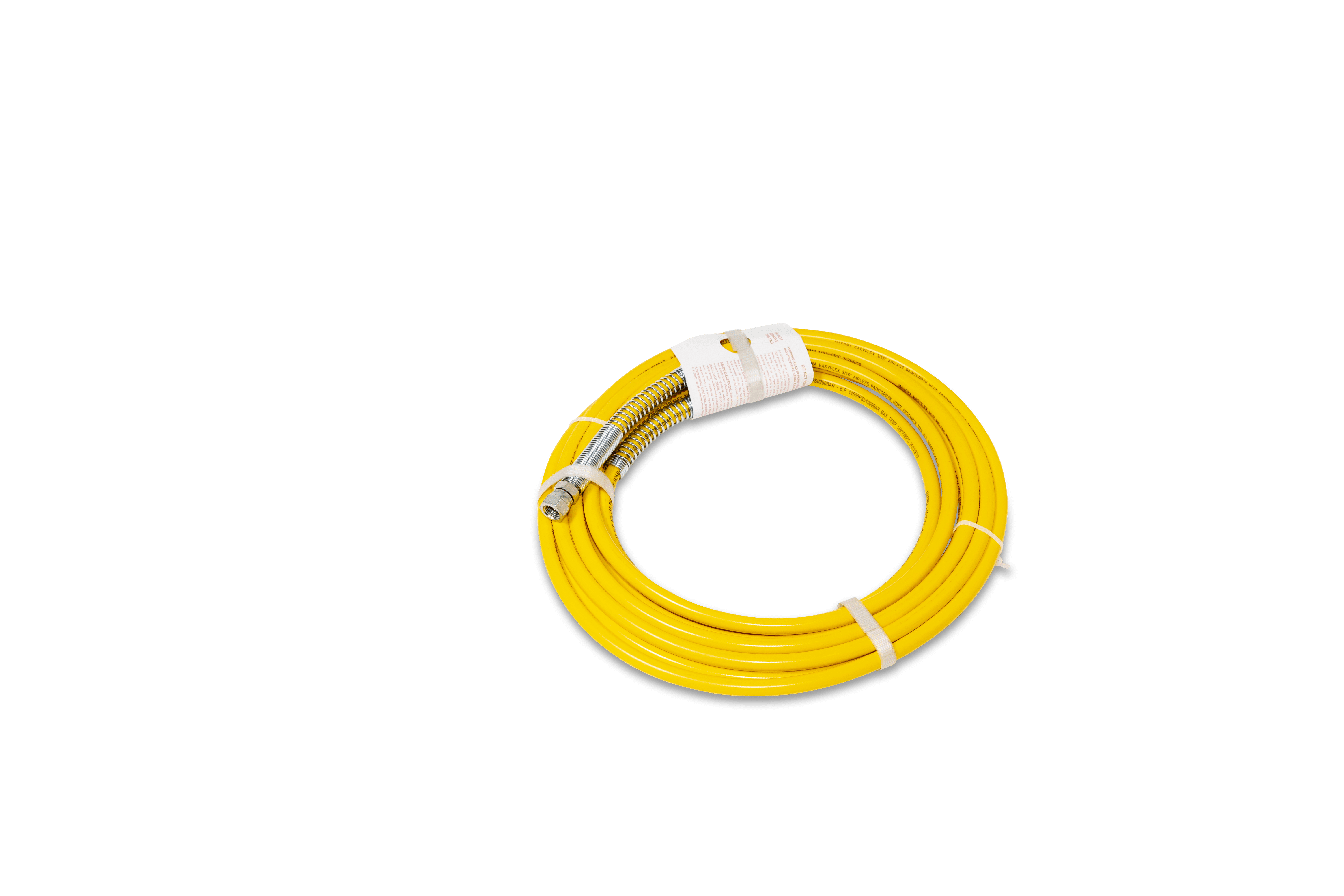 Maspra EASYFLEX Tubo flessibile ad alta pressione con rivestimento in treccia tessile, giallo - Lunghezza: 10 m