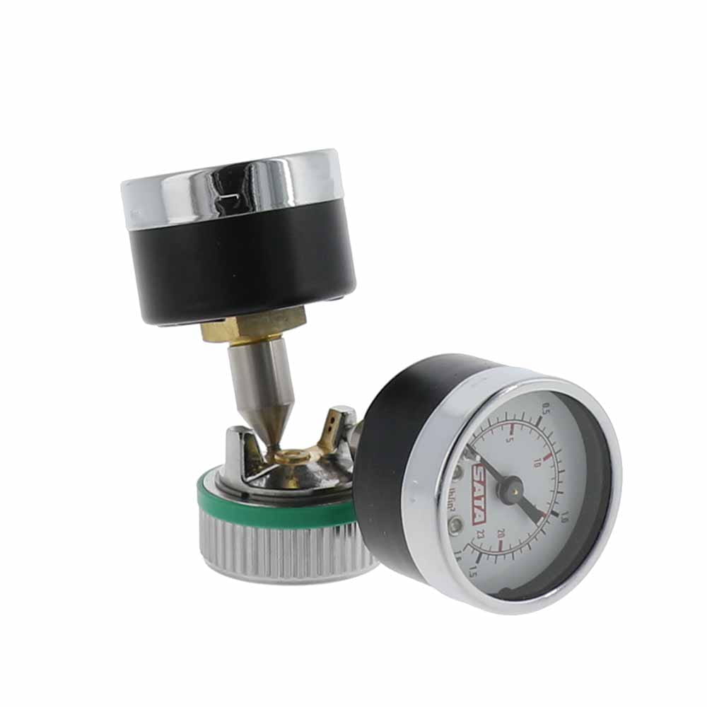 Ugello di controllo aria 0,8 con 2 manometri, completo [per SATAminijet 4400 B HVLP SR]