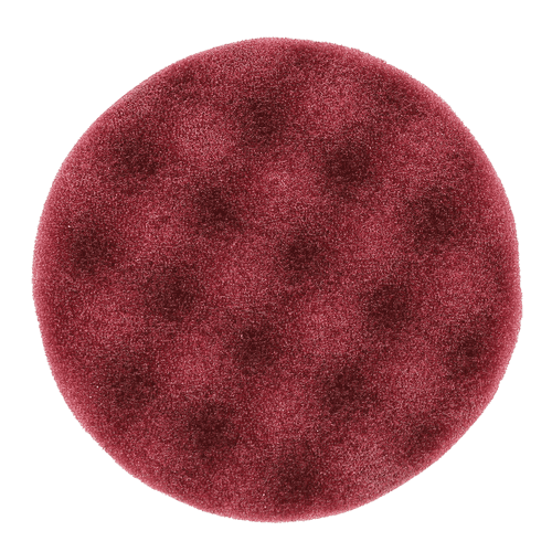 Disque en mousse Mirka, rouge bordeaux, gaufré