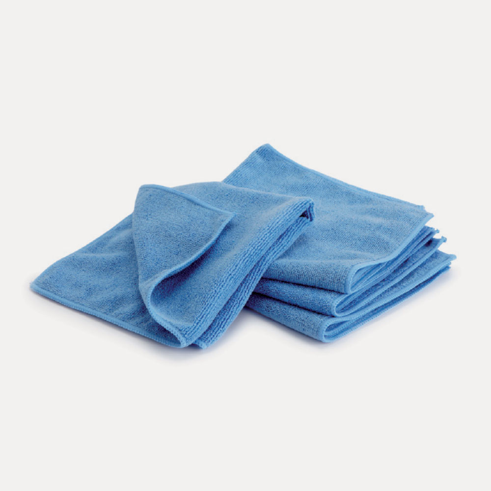 TÊTE PIVOTANTE E-D-CHIFFON EN MICROFIBRE light Couleur : vert 40 cm x 40 cm, plié à 20 cm x 20 cm - Chiffon en microfibre pour le nettoyage, l'entretien et le polissage