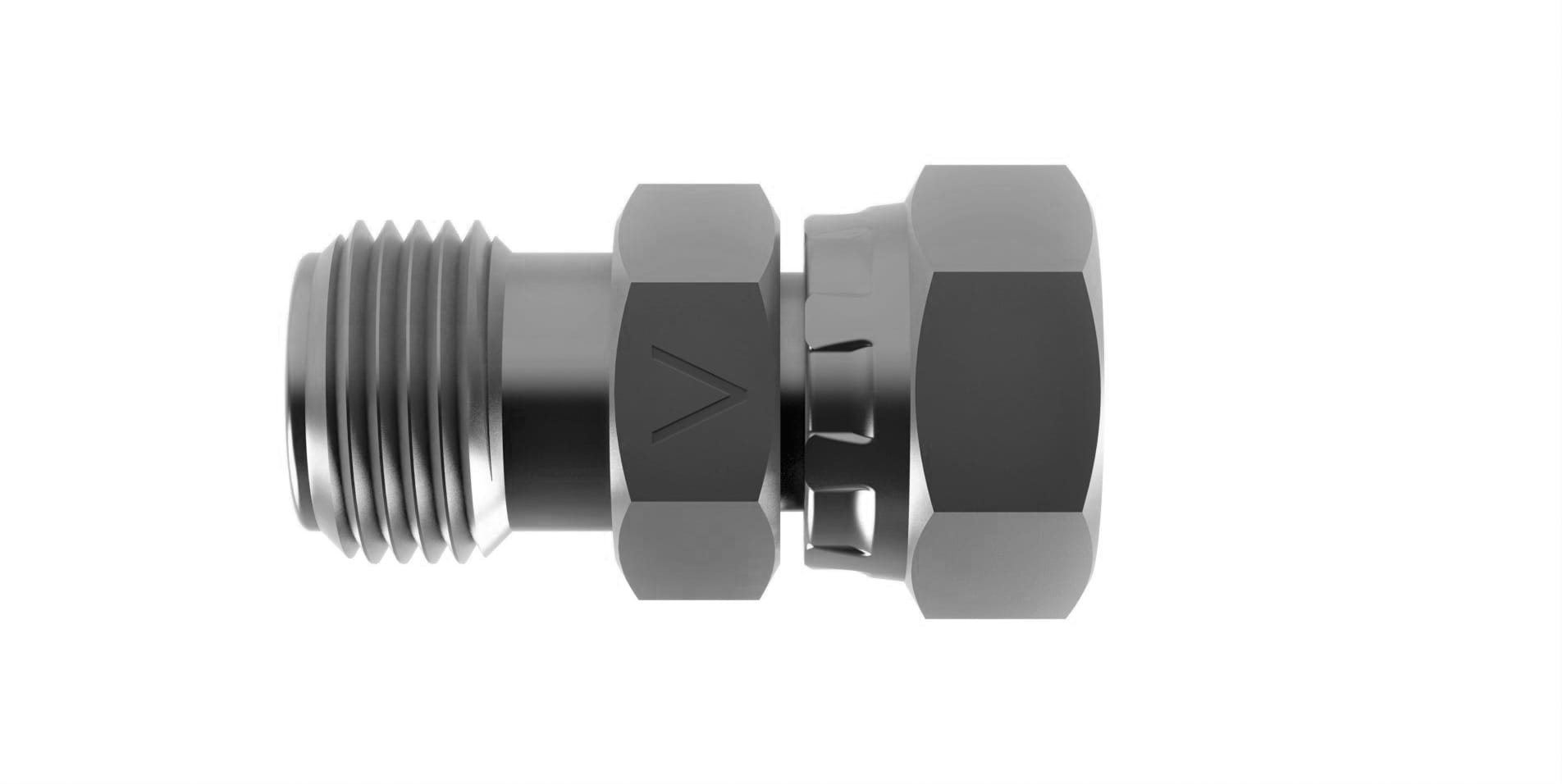 DEVILBISS CHECK VALVE 3/8 " NPS(F) x 3/8" NPS(M)