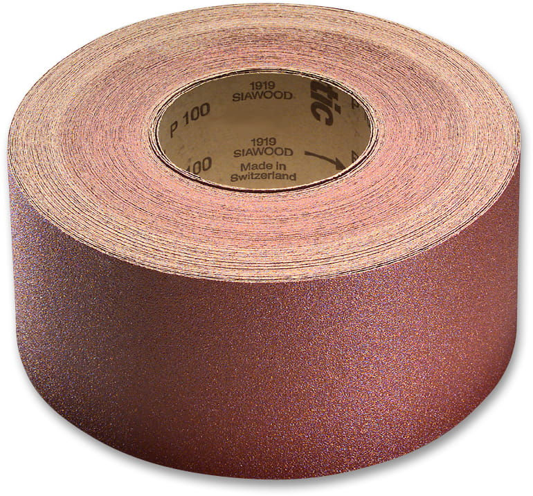 sia Abrasives 1919 siawood + – Papier-Schleifrolle – 115 mm x 50 m – Typ: antistatisch – Körnung 60