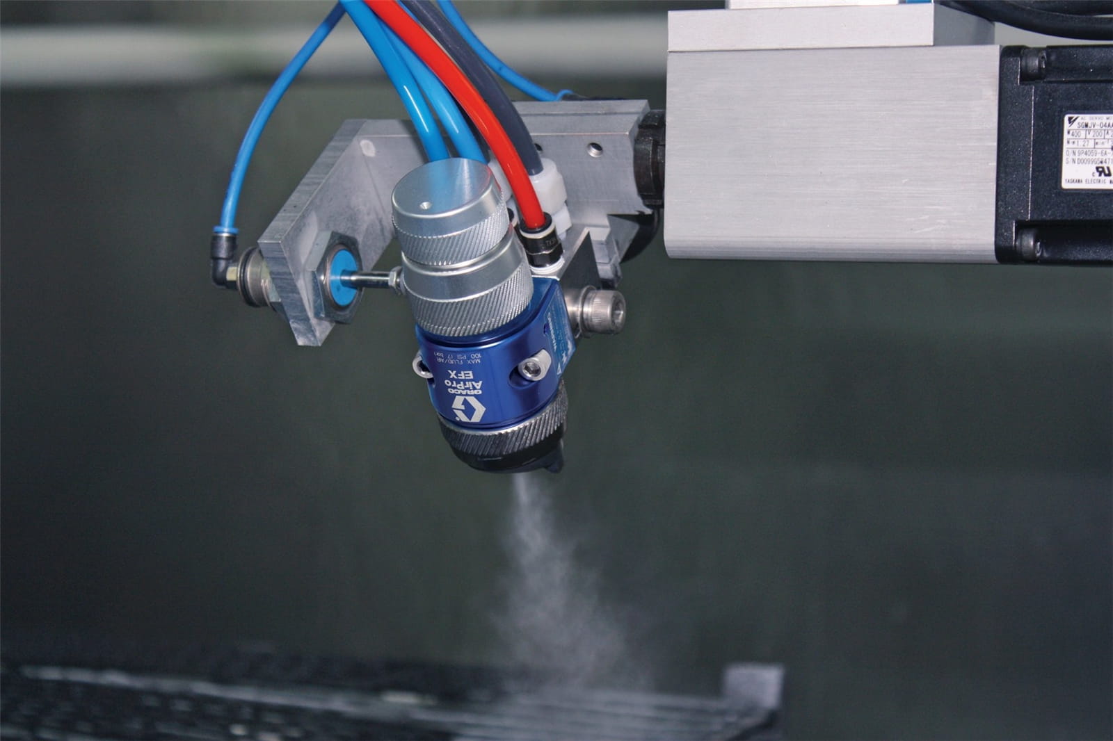 Luftspritzpistole AirPro EFX Auto mit Verteiler, HVLP, 0,5-mm-Düse (0,020 Zoll) Edelstahl-Düse, Materialeinstellknopf mit Arretierung