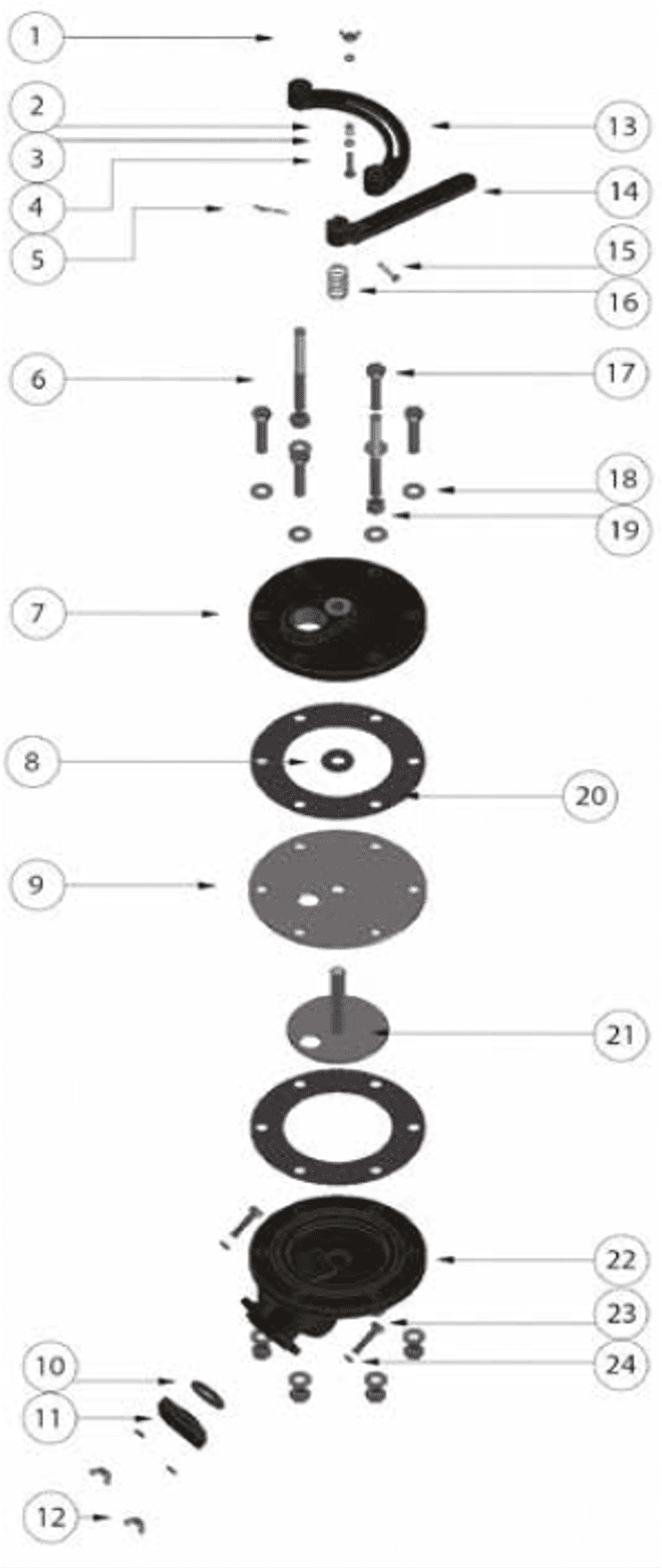 Elcometer FV Service Kit 1 (enthält Teile 5, 8, 10, 15, 16, 20 & 21)