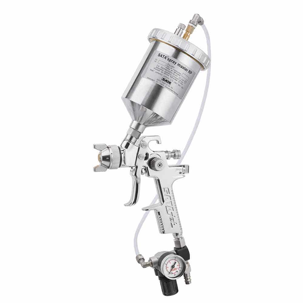 SATA spray master RP Düse SM mit 0,7 l Druckbecher und Ventil