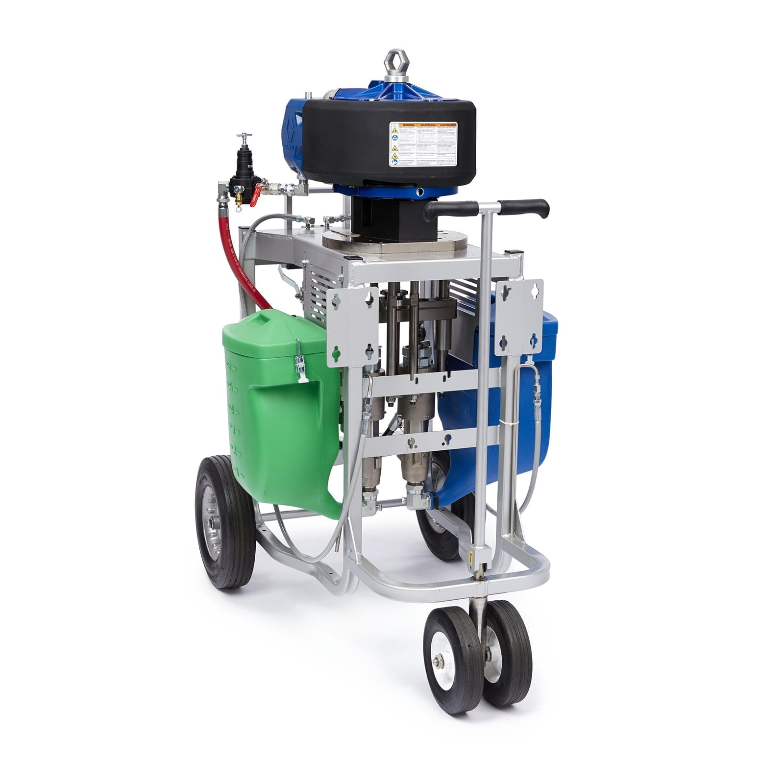 XP70 complete spraying device for hazardous areas, chassis, mixing ratio 4:1, material container, XTR gun