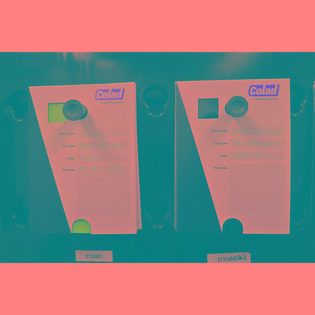 Colad  Schutzhüllen für Farbspritzmuster 150 x 110 mm