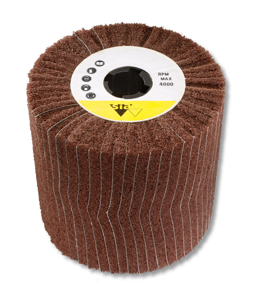sia Abrasives 6130 siafleece hd – Lamellenschleifwalze aus Gewebe/Vlies – coarse A