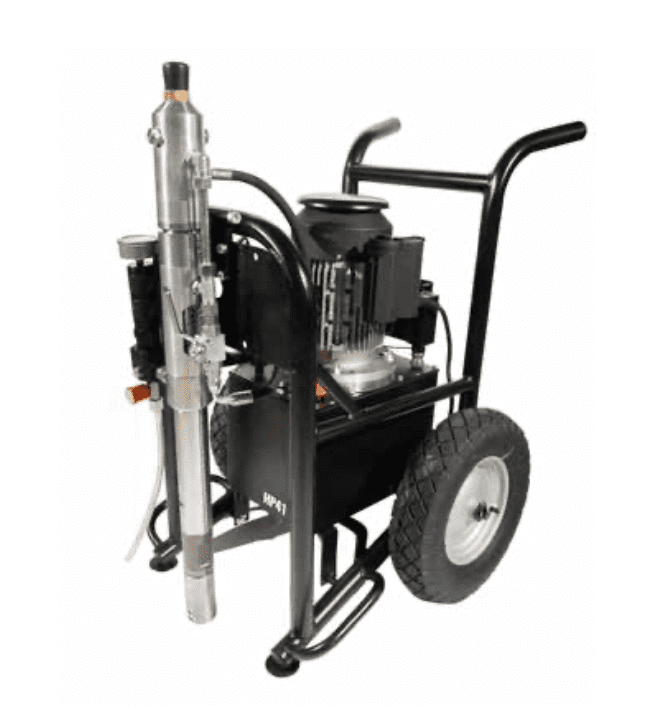 Hydraulische Kolbenpumpe HP41 auf Fahrwagen