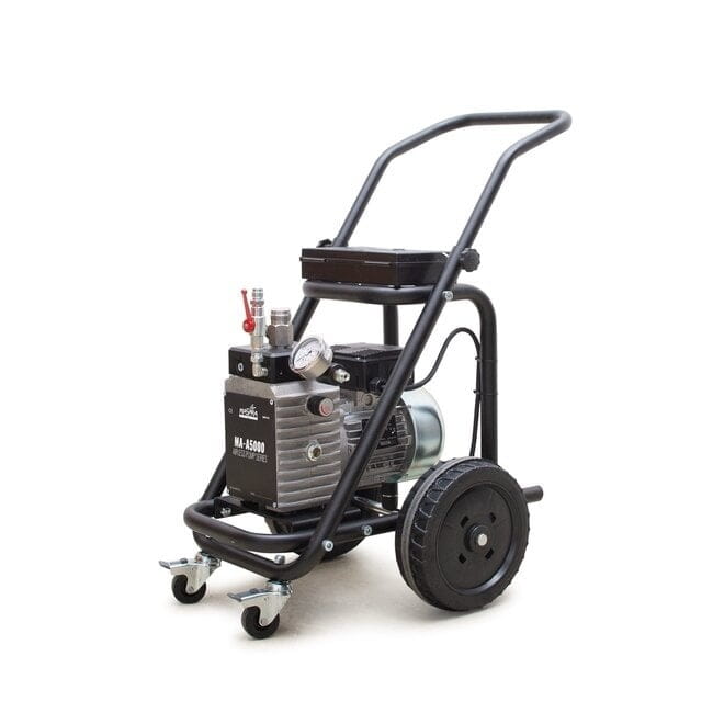 Maspra Airless Pumpe A5000 auf Fahrwagen - inklusive Manometer - Elektrische Membranpumpen
