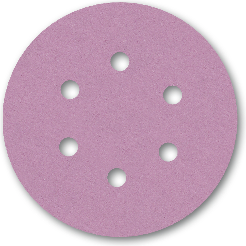 sia Abrasives 1950 siaspeed – siafast Schleifscheibe – Ø 77 mm, 6-Loch – Körnung 400