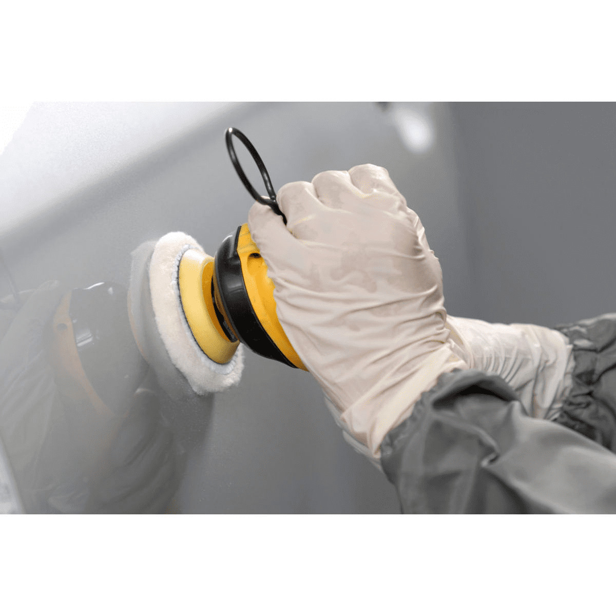 Mirka - Akcesoria | Akcesoria do wykańczania | Podkładka z owczej skóry Ø 77 mm Grip Grip