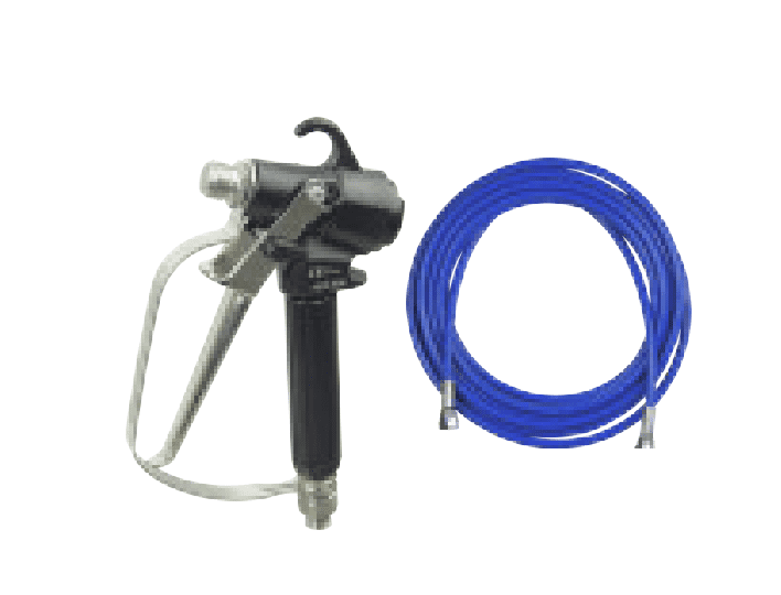 B&M Druckseite Airless 7,5m - HD-Pistole HDP 500, HD-Schlauch Textil NW 5-7,5-NPS1⁄4“