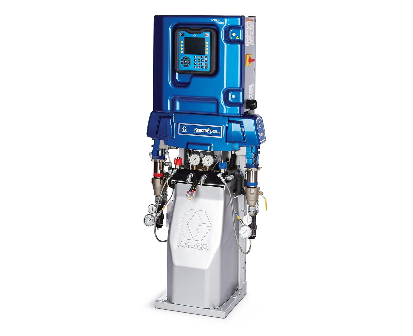 Reactor 2 E-30 Elite complete dosing unit, Fusion CS gun, heated hose with Xtreme wrap, 10 kW, 230/400 V