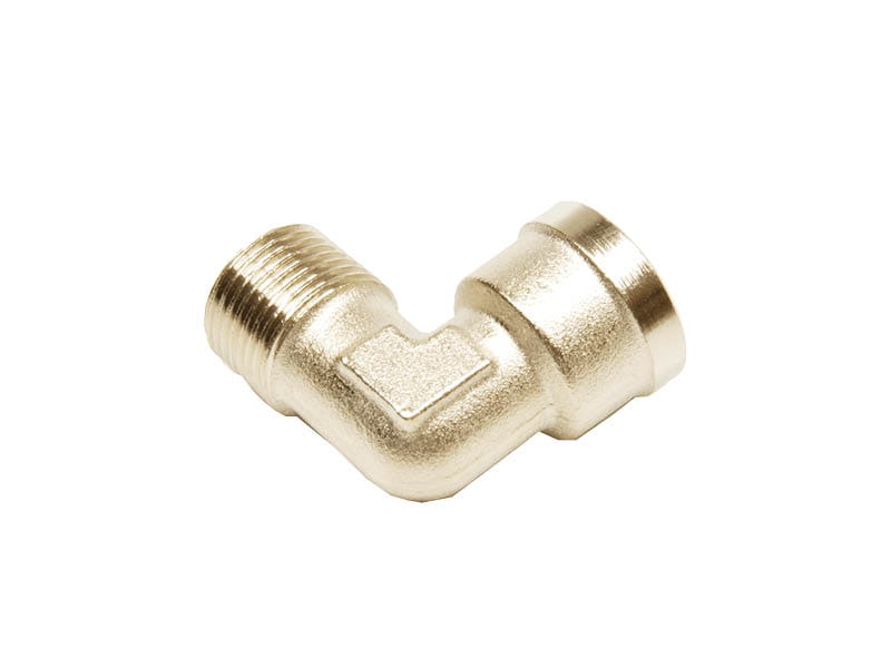 L" connection made of steel AG IG 1/4