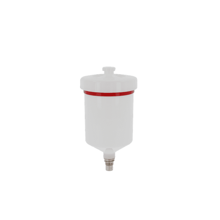 Bicchiere riutilizzabile in plastica 0,6 l QCC, completo (con filettatura fine) [per SATA KLC, LM 2000, jet 90-2]