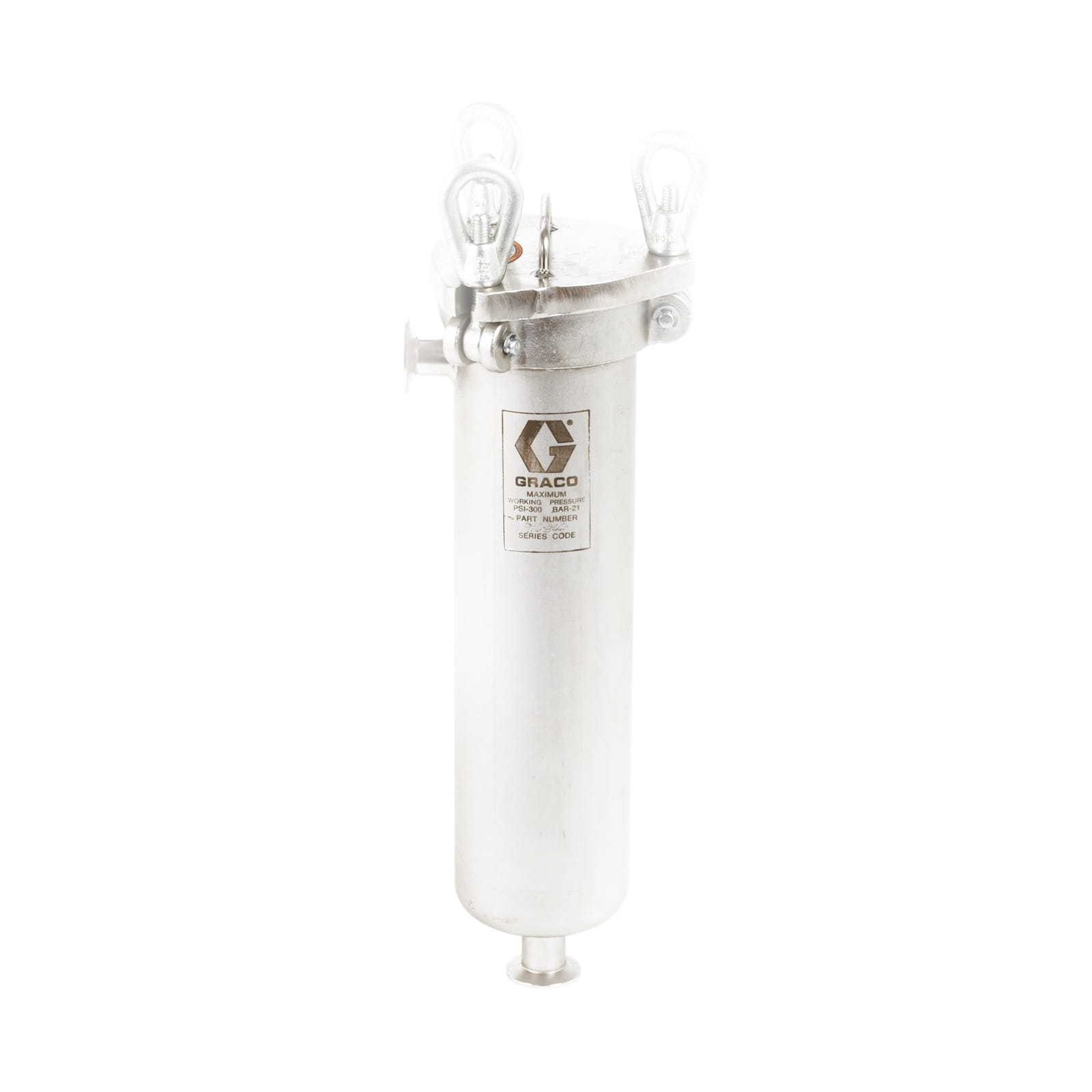 Schlauchfiltergehäuse Modell 12, Kohlenstoffstahl, 30 gpm (113,4 lpm), 500 psi (21 bar)