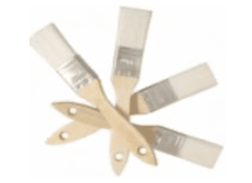 TÊTE PIVOTANTE E-D-PINCEAU PLAT Nylon 30 mm Manche en bois – Pinceau plat (accessoires d'atelier)