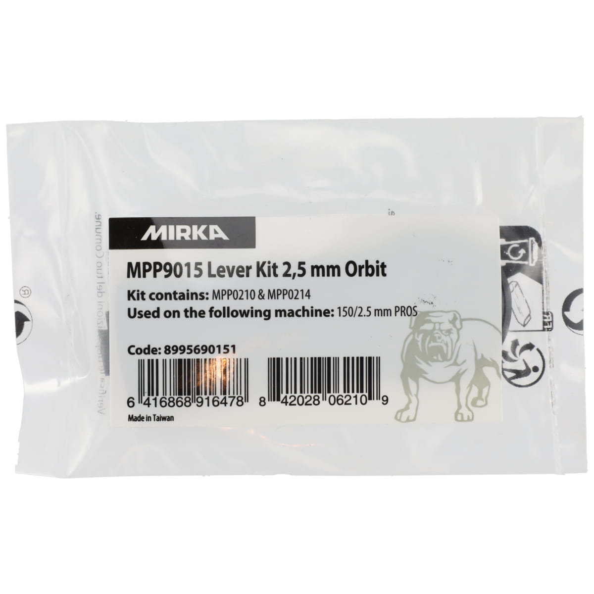 Mirka MPP9015 HEBEL SET 2,5/12000 PROS