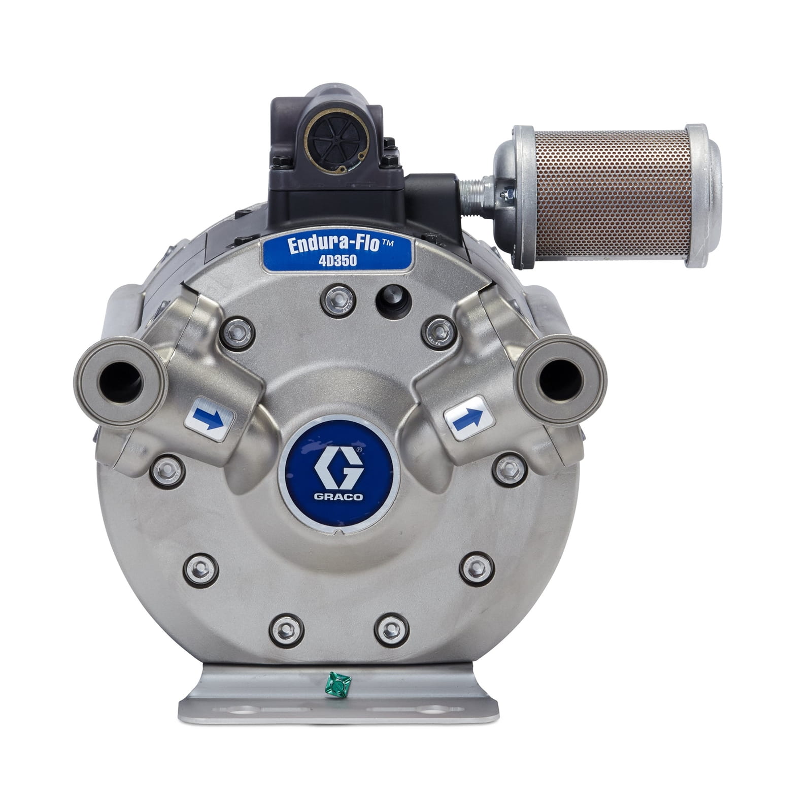 Endura-Flo 4D350, Druckluft-Membranpumpe 4:1, 350 cm³, Tri-Clamp